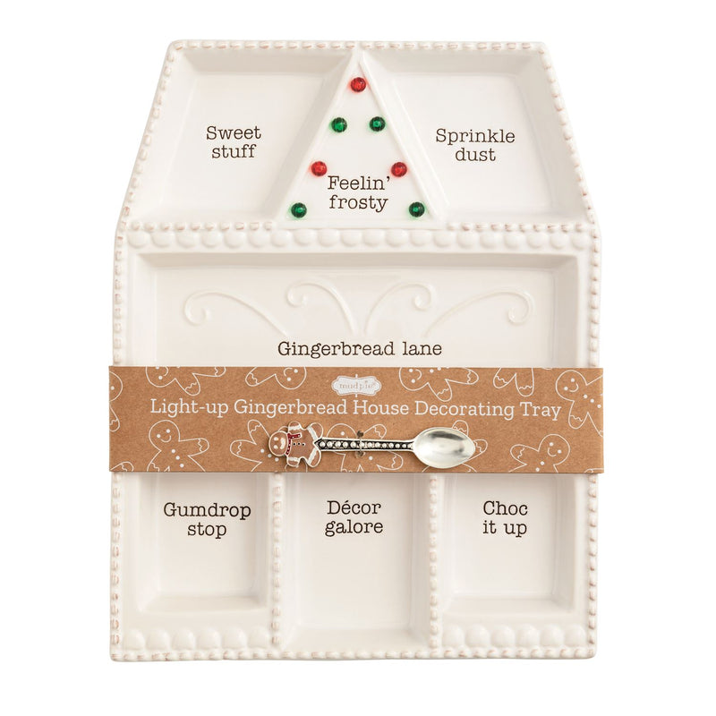 Gingerbread house tray