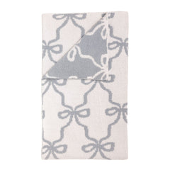 Bow chenille blanket
