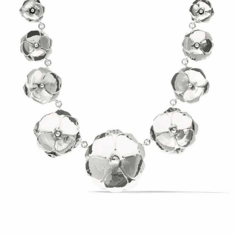 Bloom demi necklace- Silver