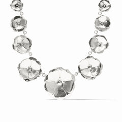 Bloom demi necklace- Silver
