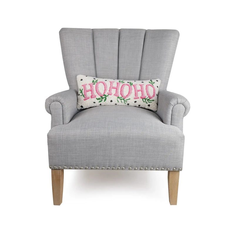 Polka dot hohoho hook pillow