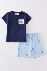 Navy boy Patriotic Set
