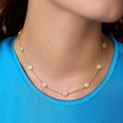 Windsor delicate station necklace
