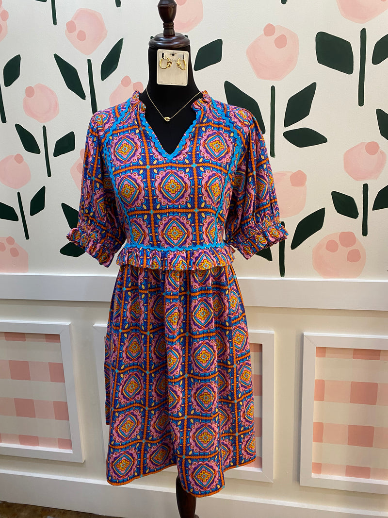 Talia Tile Dress