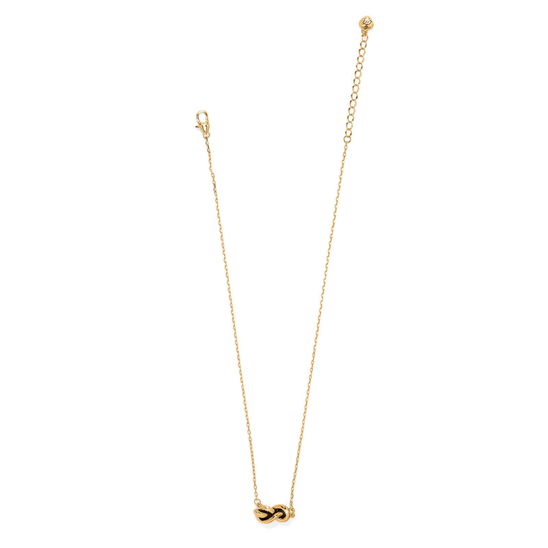Interlok single knot petite necklace