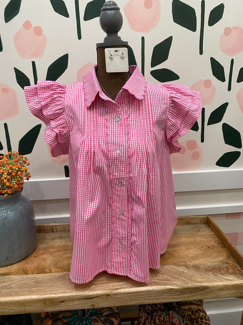Light pink top