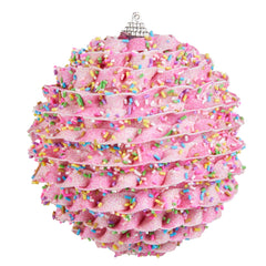 5” sprinkle ball ornament