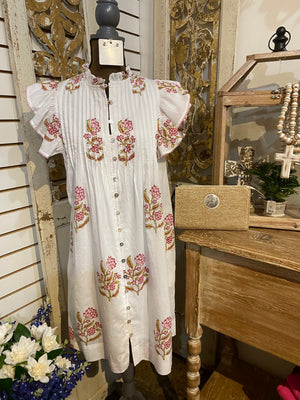 Tuck and Flow Dress