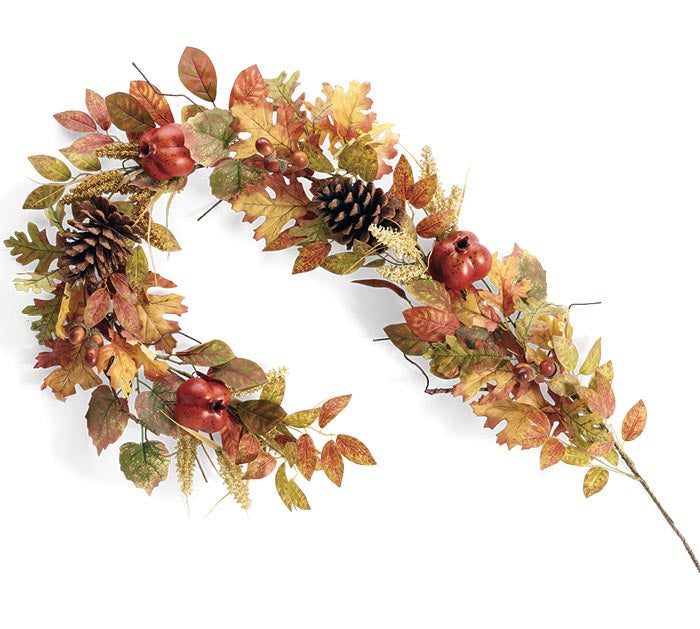 60” Fall leaves garland