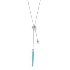 Meridian Petite Sphere Y turquoise necklace