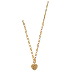 Contempo Medallion Heart Necklace