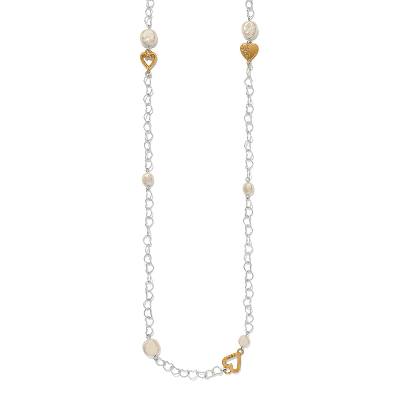 One heart long necklace