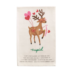 Santas reindeer kitchen towels