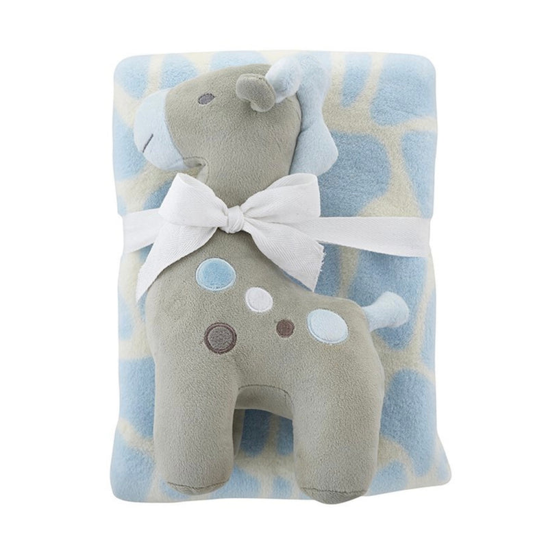 Giraffe blanket and toy set