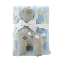 Giraffe blanket and toy set