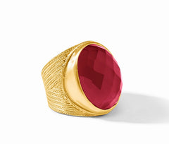 Verona statement ring-iridescent clear