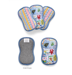 Microfiber scrubbies