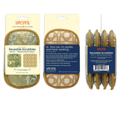 Microfiber scrubbies