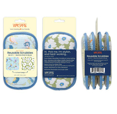 Microfiber scrubbies