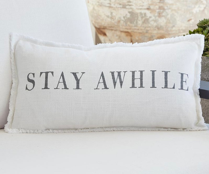 Stay awhile down lumbar pillow