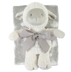 Lamb Blanket and Toy set