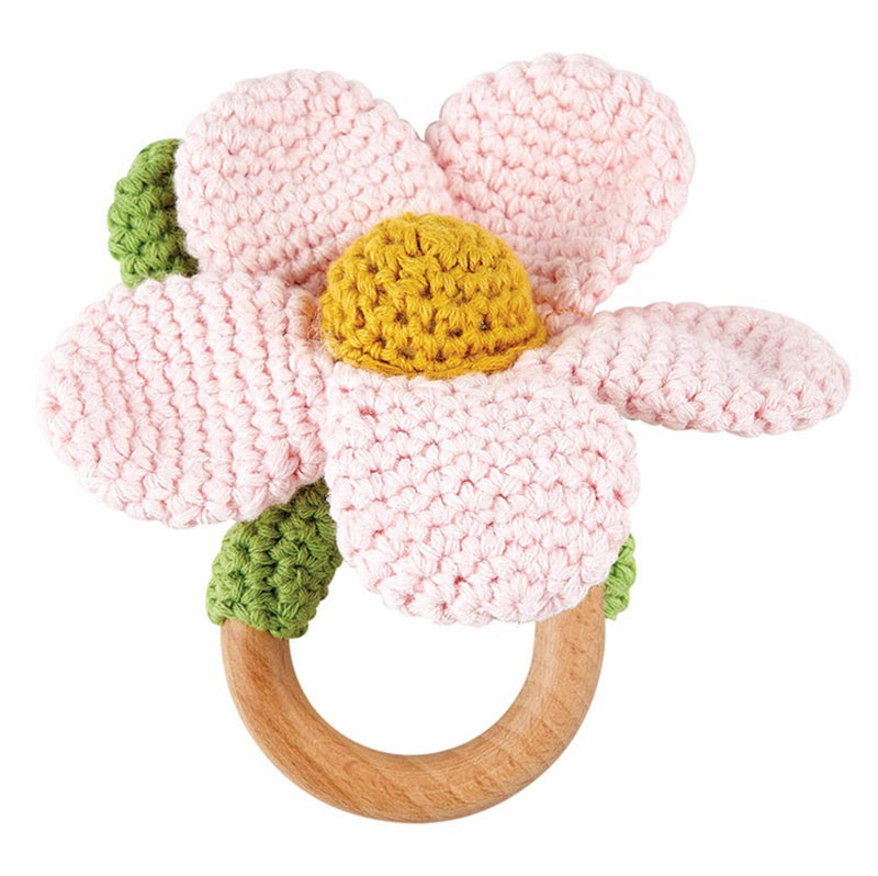 Daisy Crochet Rattle