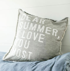Dear Summer Euro Down Pillow