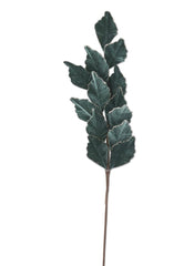29” dusty green leaf stem