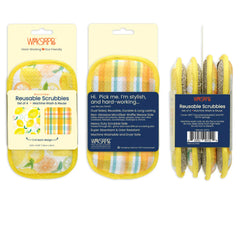 Microfiber scrubbies