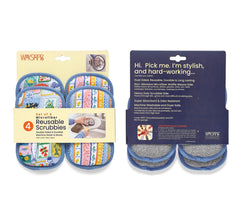 Microfiber scrubbies