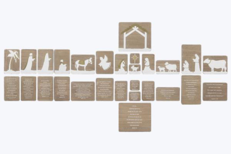 Wood Christmas Nativity