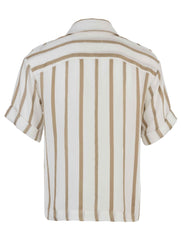 Gold /off white button up top