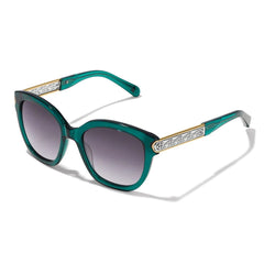 Intrigue emerald sunglasses