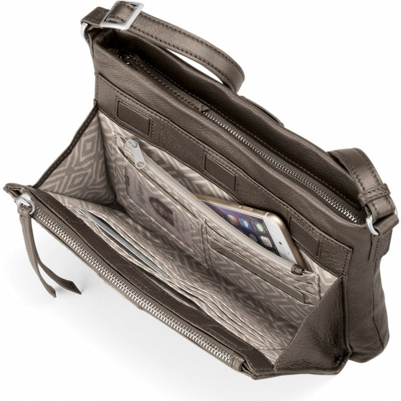 PEWTER JAGGER CROSSBODY ORGANIZ