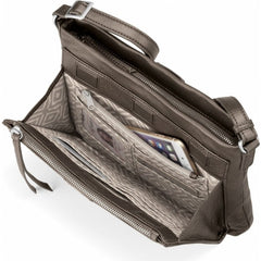 PEWTER JAGGER CROSSBODY ORGANIZ