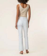 Kelsey High rise Flare White pant