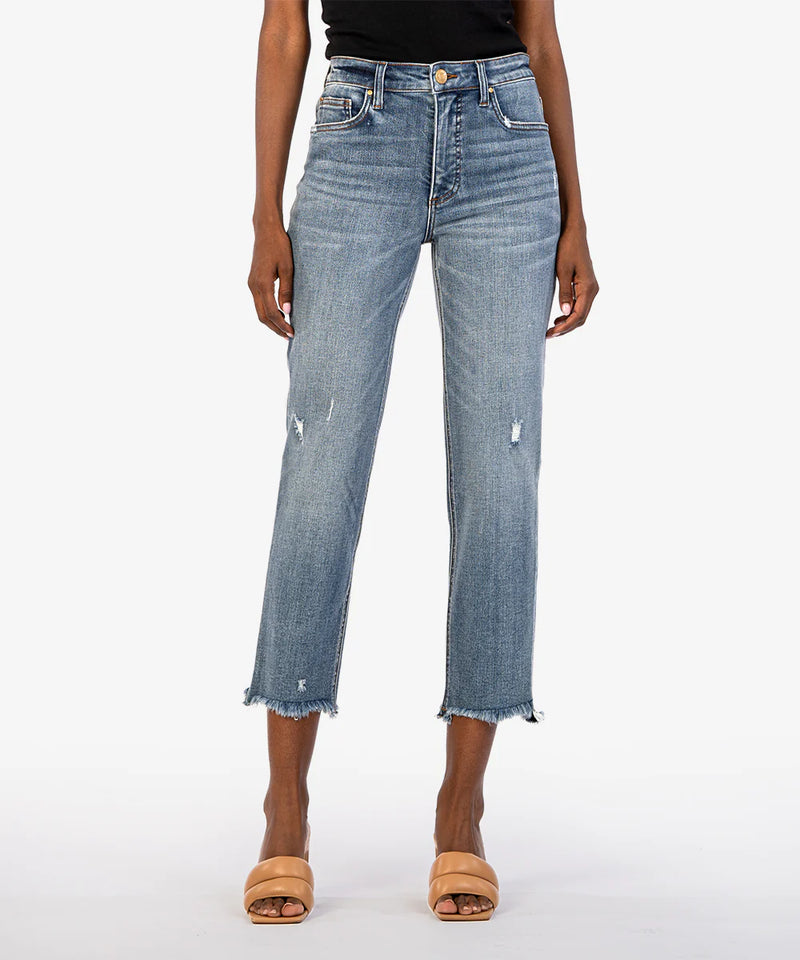 Rachael High Rise Fab Ab Mom Jean