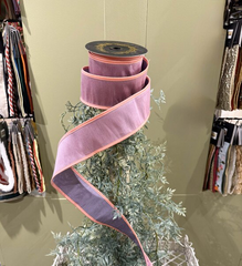 Dupion taffeta piping lilac 2.5X10yrds