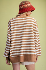 Striped thermal LS top