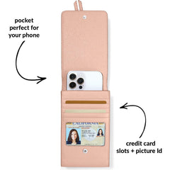 PINK SAND PHONE ORGANIZER