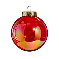 8” red Iridescent Ball