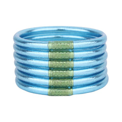 Azure All weather bangles-set of 6