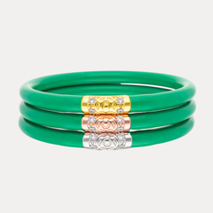Three kings all weather bangles-Kelly