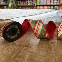 SHoliday plaid ribbon