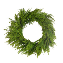 28” mixed greenery wreath
