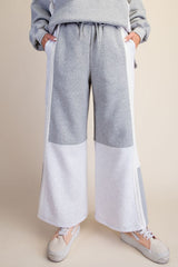 Heather Grey terry knit set