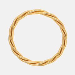 Aura twist all weather bangle