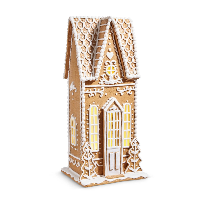 23” lighted gingerbread house
