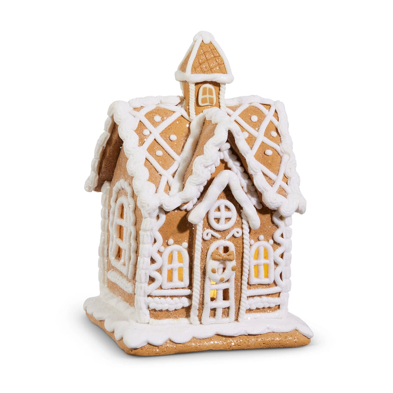 7.75” gingerbread house