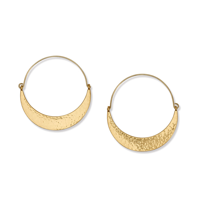 Palm Canyon Large Gold Hoop